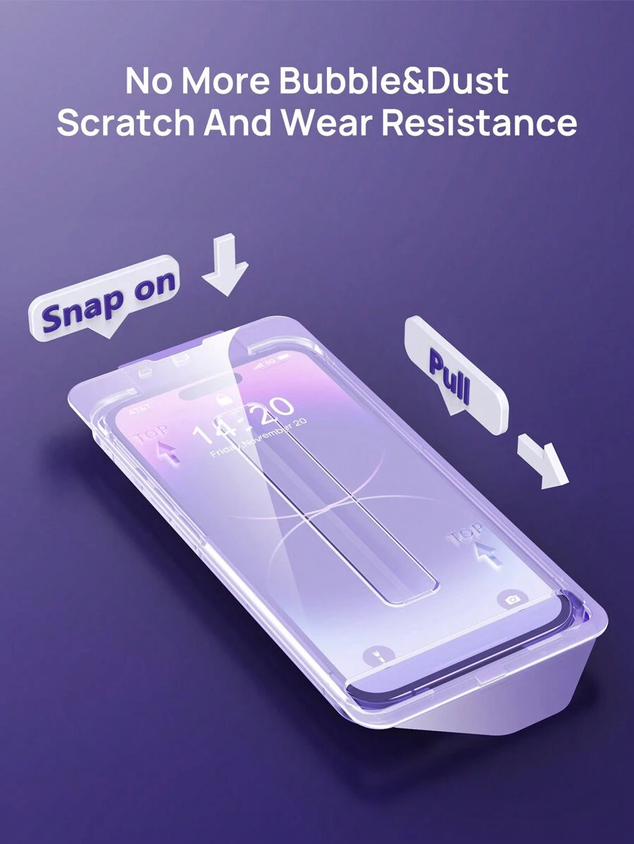 手機屏幕保護貼【快速無塵室】,強化玻璃膜適用於iPhone 1515pro15promax141312系列,防刮、防震、防摔,全覆蓋強化玻璃保護膜,8K納米強化玻璃膜X1 - 8K奈米鋼化膜*1 - 查看 1