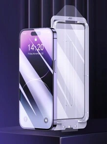 手機屏幕保護貼【快速無塵室】，強化玻璃膜適用於iPhone 1515pro15promax141312系列，防刮、防震、防摔，全覆蓋強化玻璃保護膜，8K納米強化玻璃膜X1 - 8K奈米鋼化膜*1 - 查看 3