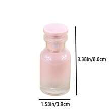 1Pc Pink 30ML Atomizer Perfume Spray Bottle Candy Colored Glass Spray Perfume Empty Bottle For Travel Clear Empty  Dispenser Portable Glass Sprayer For Toner Cosmetics - Pink - View 4