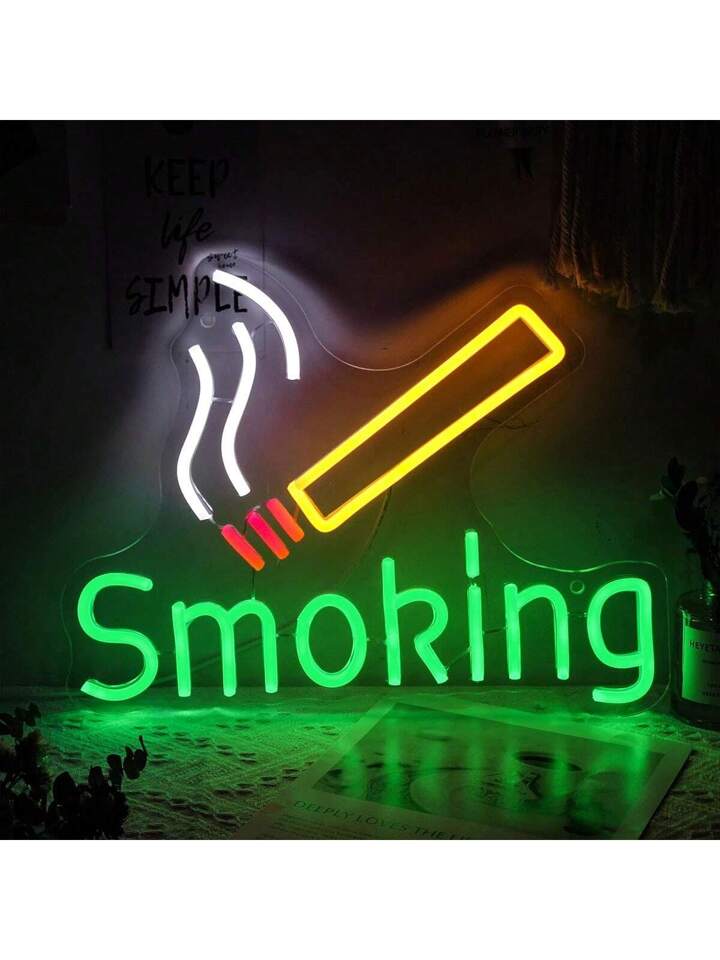 no smoking 禁煙 ネオンサイン LEDイルミネーション（禁煙です。禁煙の  