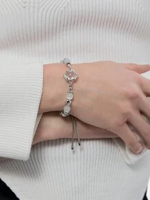 1Pc Titanium Steel Fashion Opal Starlight Bead Bracelet Unisex Fashion Bracelet Party Jewelry Gift