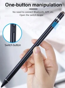 Universal Active Stylus Pen dành cho máy tính bảng và thiết bị di động màn hình cảm ứng iOS & Android - màu đen - Xem 7