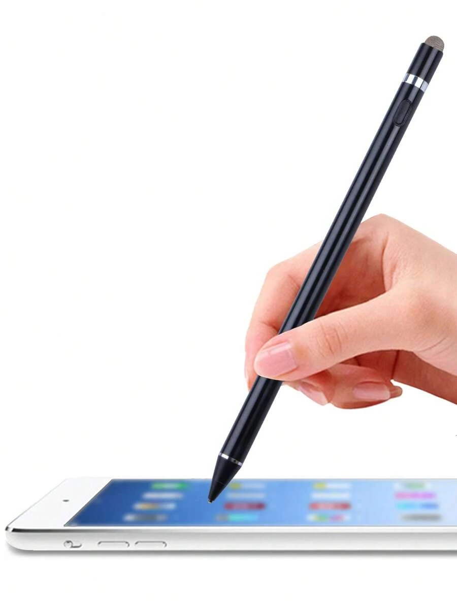 Universal Active Stylus Pen dành cho máy tính bảng và thiết bị di động màn hình cảm ứng iOS & Android - màu đen - Xem 1