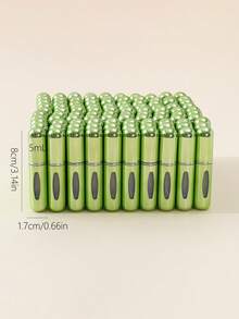 100pcs/set 5ml Refillable Perfume Bottle With Green Bottom - Green - View 5