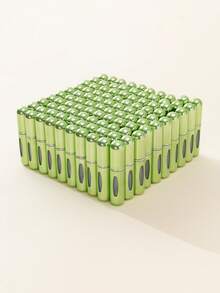 100pcs/set 5ml Refillable Perfume Bottle With Green Bottom - Green - View 2