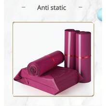 20pcs/ 30pcs/ 50pcs Solid Color Self-sealing Packaging Bags Suitable For Express Delivery And Various Occasions - Red Violet - View 9