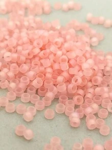 100g 0.25mm Matte Frosted Antique Beads In 20 Colors Suitable For Diy Bracelets, Necklaces, Wristbands - 2.5mm frosted matte antique beads - View 6