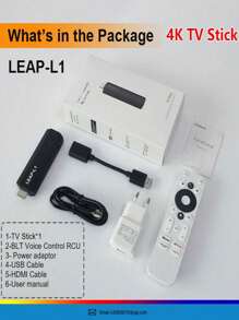 SKYWORTH Android Tv Box Version 11 Supporting Av1 Decoding, Wifi 5 Dual-Band 1x1, And Btle 5.2, 2gb Lpddr4+8gb Emmc Nand - Black - View 6