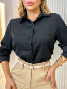 Women Blouses - màu đen - Xem 3