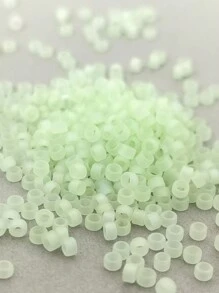 100g 0.25mm Matte Frosted Antique Beads In 20 Colors Suitable For Diy Bracelets, Necklaces, Wristbands - 2.5mm frosted matte antique beads - View 10