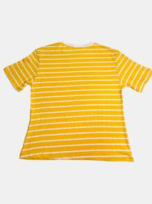K&K FASHION Women T-Shirts - Mustard Yellow - View 7