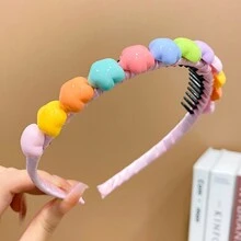 1pc Adorable Resin Hair Clip For Children (color Random And Not Fixed) - Multicolor - View 4