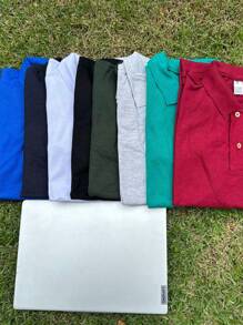 Men Polo Shirts - Mint Green - View 3