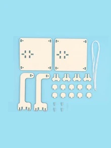 Stem 玩具 科學技術 Diy 反重力張力結構懸浮桌模型玩具 物理教學輔助兒童禮物 - 米色 - 查看 6