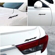 3D Sport Logo Emblem Badge Decals for Car, Truck, SUV, Universal Car Truck Side Fender Rear Trunk Adhesive Sticker - Multicolor - View 4