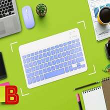 teclado y ratón bluetooth - Azul - Ver 3