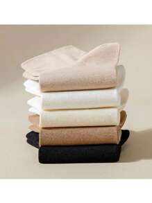 5pairs Solid Ankle Socks