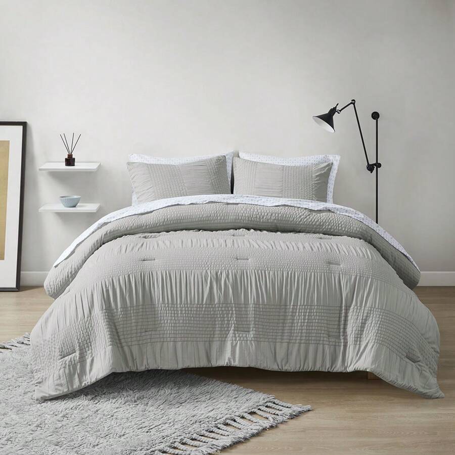5 Piece Comforter Set With Bed Sheets