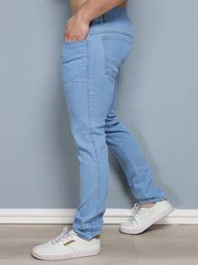 Calça Jeans Skinny Masculina Com Lycra Estica