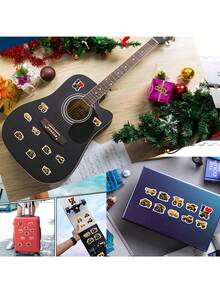 500入組貨車貼紙捲,採用乙烯基材料,適用於創意手帳、筆記本、手提電腦、車輛杠、滑板車、水瓶、電腦、手機、卡通貼紙製作等