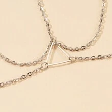 1 Pieza Joyería De Cadena Para El Cuerpo De Moda - Plateado - Ver 2