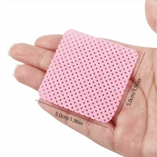 400 stuks niet afstotende nagellakremover doekjes