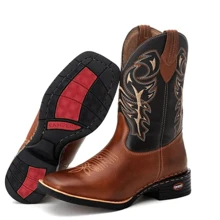 Men Boots - 鏽棕色 - 查看 5