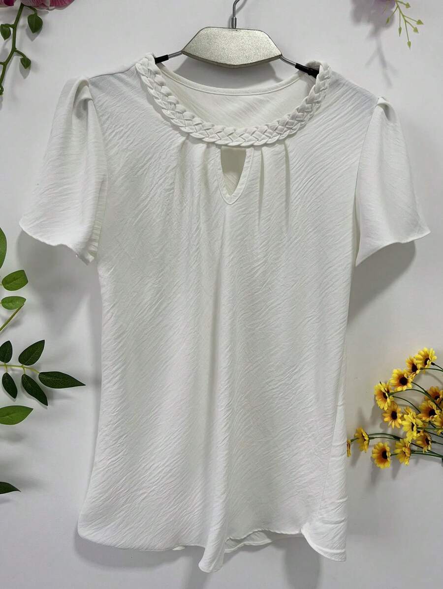 Women Tops - 白色 - 查看 1