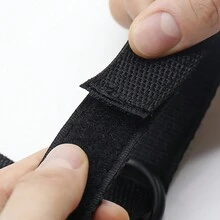 Gray Baby Stroller Hanging Bag With Side Mesh Pockets And Reflective Stripe - Grey - View 6