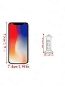 Small Mailbox Shaped Carbon Steel Cutting Die - Silver - View 8