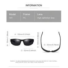 Kính thể thao đạp xe AIELBRO, Kính thể thao thời trang dành cho nam và nữ, Kính thể thao đi bộ đường dài ngoài trời, Câu cá, Đạp xe (Màu sắc: Gọng đen Tròng kính xám) - màu đen - Xem 3