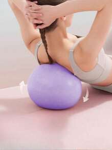 1個皮拉提斯球骨盆底肌肉訓練健身球健身器材體操防爆球女性 25cm 迷你瑜伽球 - 淡紫色 - 查看 7