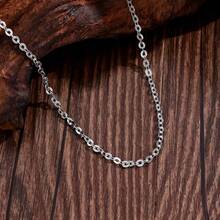 簡約不銹鋼o形鏈女士頸鏈,適合節慶穿著的女性飾品