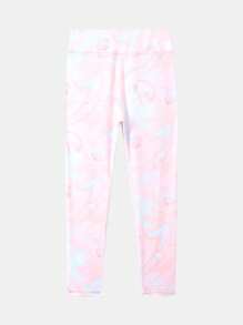 Annil Roupa de criança Calça de Yoga para Meninas, Calça de Tubarão Esportiva Menina Fashion Primavera e Outono Cintura Alta Calças Compridas Inferiores para Fora