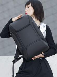 Men's Premium Reinforced Executive Notebook Backpack For Work - 黑色 - 查看 9