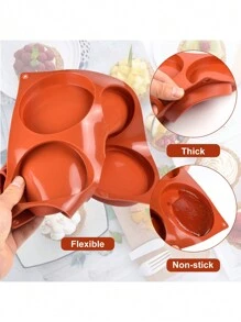 1pc Cylinder Silicone Molds for Baking,  Mousse Cake 3D Silicone Baking Molds for Brownie French Dessert Mold Pastry Ice Cream,Soap, Candle, Cupcake, Pudding, Jello, Muffin