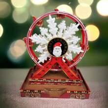 ADORNO NAVIDAD RUEDA DE LA FORTUNA - Rojo - Ver 1