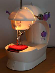 SINAI Máquina De Coser Portatil Mini. Maquinita Electrica De Costura Altamente Resistente.