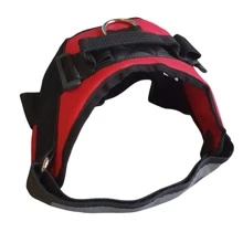 Pechera Para Perro Pitbull Personalizada Uso Rudo - Rojo - Ver 4