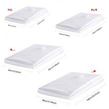 Vacuum Storage Bags 8 Jumbo, Space Saver Bags With Travel Hand Pump, Compression Airtight Sealer Bags For Clothes, Bedding, Pillows, Comforters, Blankets