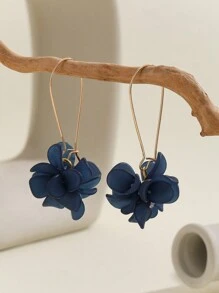 1 Paar hochwertige Ohrringe mit Blütenblättern und kugelförmigen Anhängern, ideal als Valentinstag, Mutter, Muttertag Geschenk