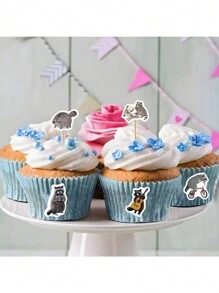 500PCS Cute Cartoon Raccoons Stickers Roll Vinyl Stickers For Scrapbook,Journaling,Laptop,Bumper,Skateboard,Water Bottles,Computer,Phone,Cartoon Stickers Roll Back To School