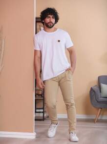 Men Pants - Chocolate Brown - View 6