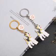1pc Scottish Terrier Shaped Keychain Pendant Creative Decoration - Multicolor - View 4