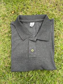 Men Polo Shirts - Dark Grey - View 2