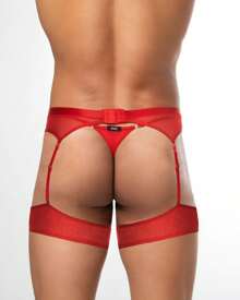 Men Thong & Jock Straps, Sexy Underwear - Red - View 2
