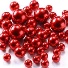 360pcs Mix Sizes Floating Beads Faux Pearl With No Holes - Mixed Sizes, Perfect For DIY Wedding, Birthday, Anniversary, Christmas, Holiday Ornaments, Vase Decoration - floating beads - View 9