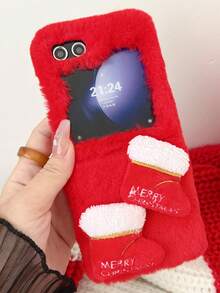 Christmas Boot Shaped Phone Case - Christmas red - View 2