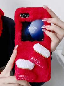 Christmas Boot Shaped Phone Case - Christmas red - View 4
