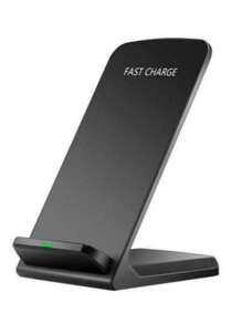 Q740 15w垂直快速無線充電器座,具備雙線圈 - 黑色 - 查看 5